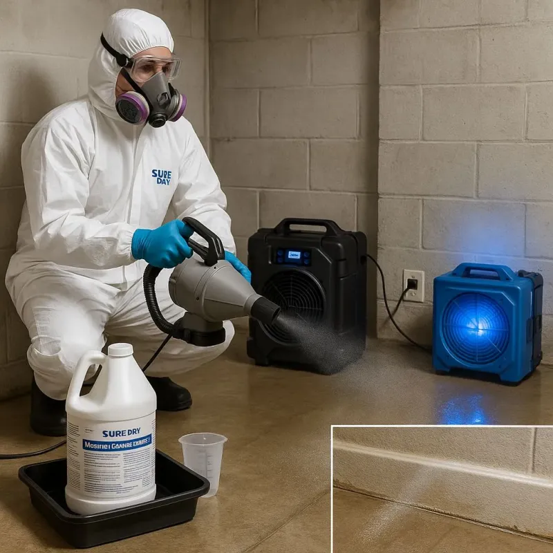 Sanitization and Odor Removal process in River Edge, NJ